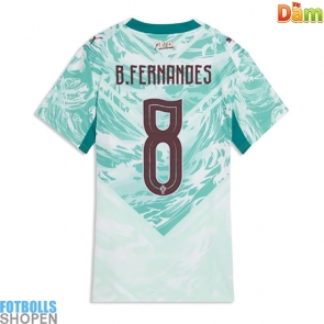 Billiga Portugal Bruno Fernandes #8 Bortatröja Dam VM 2026 Kortärmad